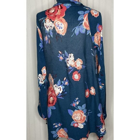 Matilda Jane Women's Cotton Blend Cozy Days Waterfall Front Sweater Cardigan - Picture 4 of 12